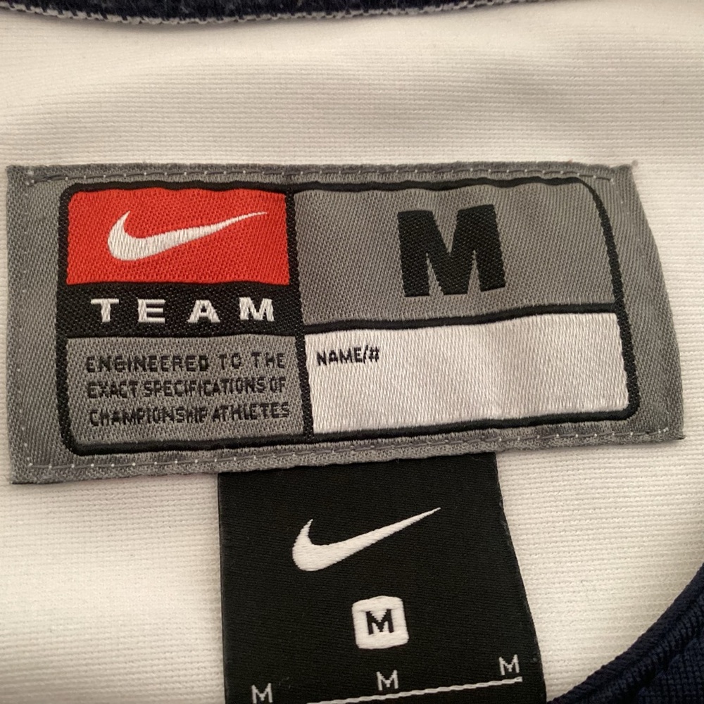 Penn State Nittany Lions Nike White And Navy Blue Hockey Jersey Mens Size Medium - Picture 7 of 13